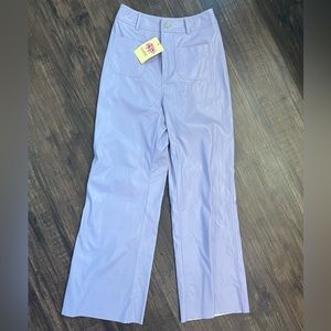 Entro Lavender Faux Leather Pants - Size Small - New with tags!